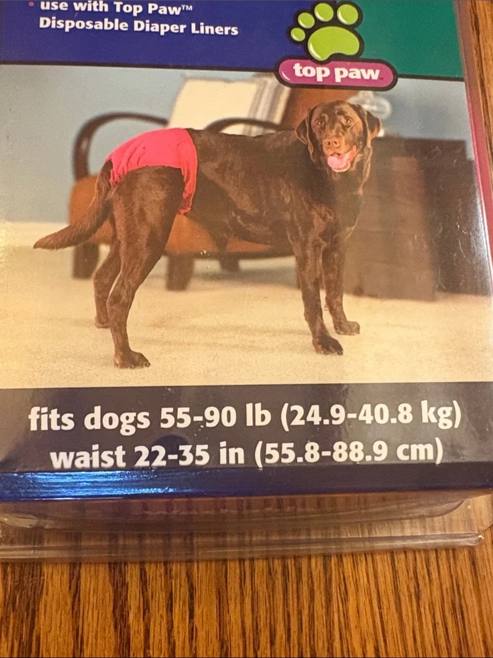 NEW Top Paw 2 Pack Washable Cover-Ups for Dogs 55-90 lbs Size Large